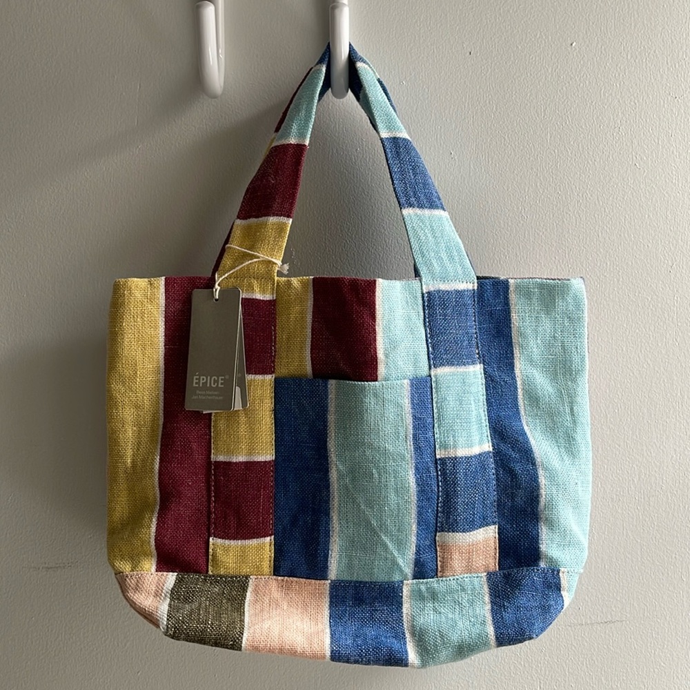 Épice color block handbag